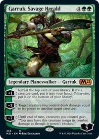 Garruk, Savage Herald [Core Set 2021]