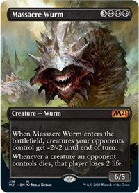 Massacre Wurm (Alternate Art) [Core Set 2021]