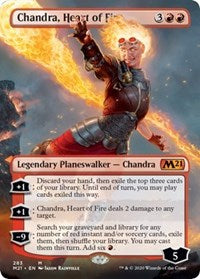 Chandra, Heart of Fire (Borderless) [Core Set 2021]