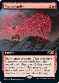Transmogrify (Extended Art) [Core Set 2021]
