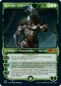 Garruk, Unleashed (Showcase) [Core Set 2021]