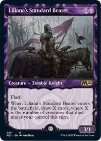 Liliana's Standard Bearer (Showcase) [Core Set 2021]
