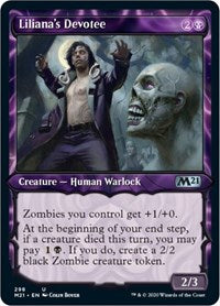 Liliana's Devotee (Showcase) [Core Set 2021]