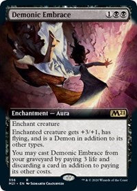 Demonic Embrace (Extended Art) [Core Set 2021]