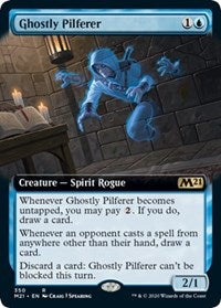 Ghostly Pilferer (Extended Art) [Core Set 2021]