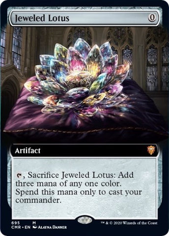 Jeweled Lotus (Extended Art) [Commander Legends]