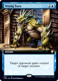 Wrong Turn (Extended Art) [Commander Legends]