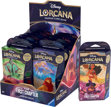 Disney Lorcana: The First Chapter - Starter Deck Display (4 of each starter deck)