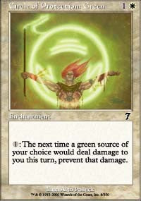 Circle of Protection: Green [Seventh Edition]