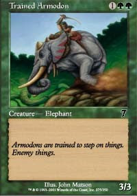 Trained Armodon [Seventh Edition]