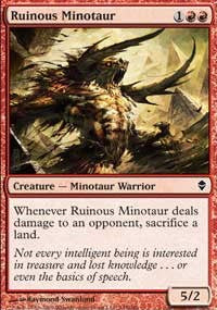 Ruinous Minotaur [Zendikar]