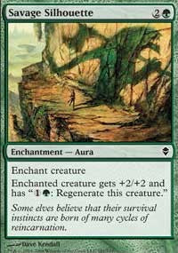Savage Silhouette [Zendikar]