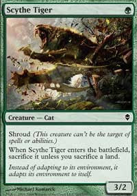 Scythe Tiger [Zendikar]