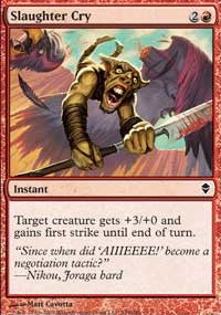 Slaughter Cry [Zendikar]