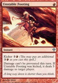 Unstable Footing [Zendikar]