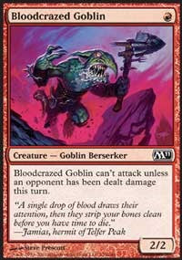 Bloodcrazed Goblin [Magic 2011]