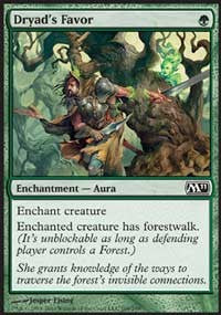 Dryad's Favor [Magic 2011]