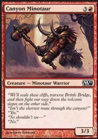 Canyon Minotaur [Magic 2011]
