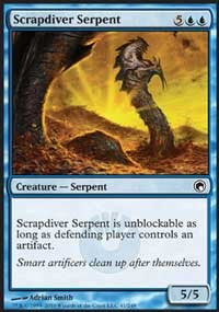 Scrapdiver Serpent [Scars of Mirrodin]