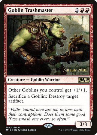 Goblin Trashmaster [Core Set 2019 Promos]