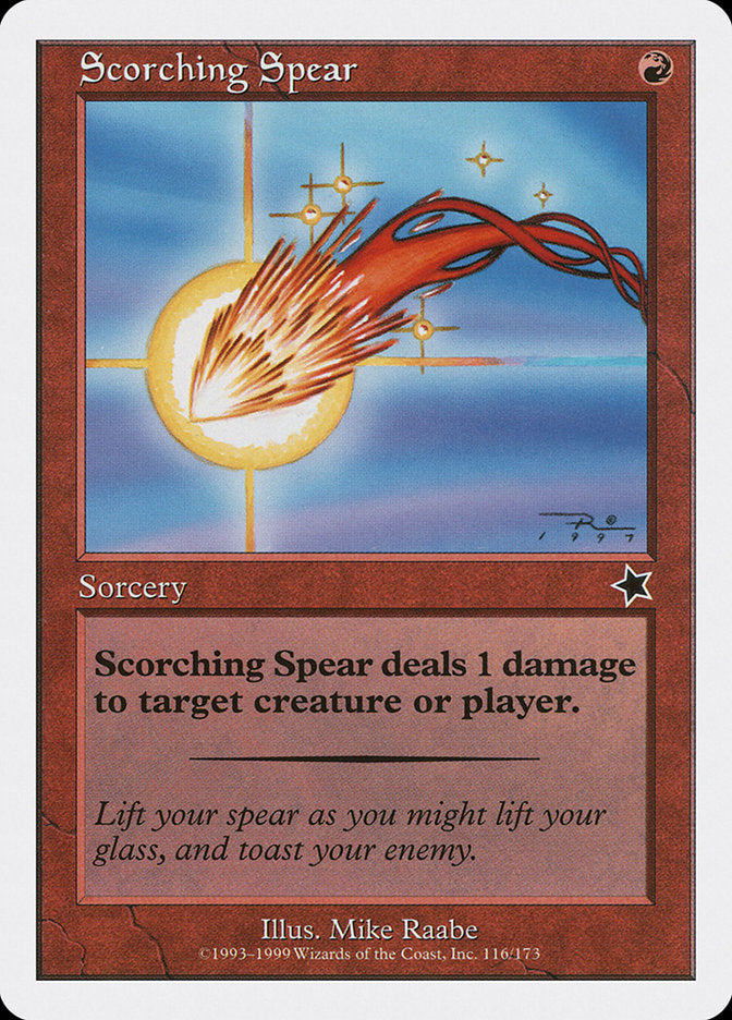 Scorching Spear [Starter 1999]