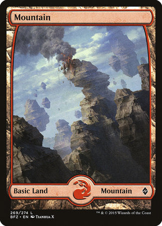 Mountain (269) - Full Art [Battle for Zendikar]