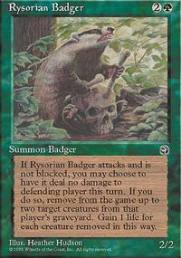 Rysorian Badger [Homelands]