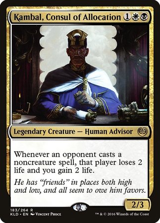 Kambal, Consul of Allocation [Kaladesh]