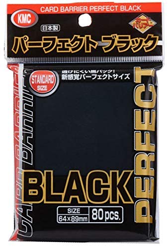 KMC PERFECT FIT BLACK SLEEVES 80CT