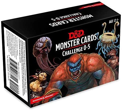 Dungeon & Dragons Monster Cards Challenge 0-5