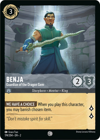 Benja - Guardian of the Dragon Gem (174/204) [Rise of the Floodborn]