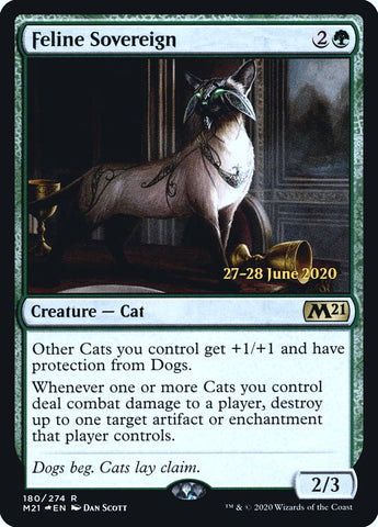 Feline Sovereign  [Core Set 2021 Prerelease Promos]