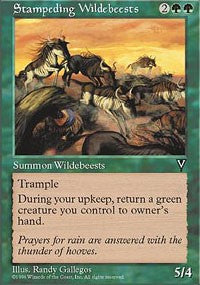 Stampeding Wildebeests [Visions]
