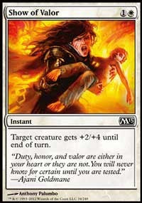Show of Valor [Magic 2013]