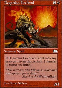 Bogardan Firefiend [Weatherlight]