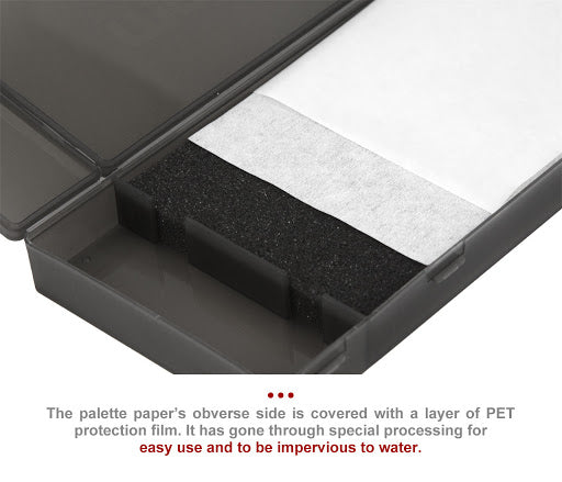MENG MOISTURE RETAINING PALETTE FOR ACRYLIC PAINTS (Wet Pallette)