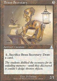 Brass Secretary [Urza's Destiny]