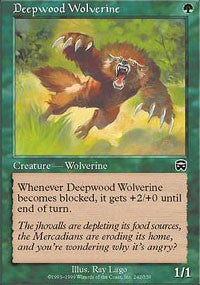 Deepwood Wolverine [Mercadian Masques]