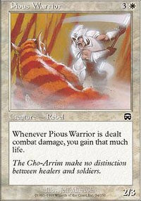 Pious Warrior [Mercadian Masques]