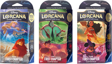 Disney Lorcana: The First Chapter - Starter Deck Display (4 of each starter deck)