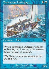 Saprazzan Outrigger [Mercadian Masques]