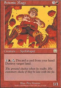 Seismic Mage [Mercadian Masques]