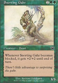 Snorting Gahr [Mercadian Masques]