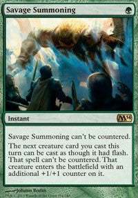 Savage Summoning [Magic 2014]