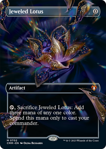 Jeweled Lotus (Borderless Frame Break) [Commander Masters]
