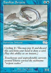 Sandbar Serpent [Urza's Saga]