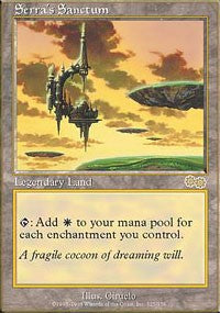 Japanese Serra's Sanctum [Urza's Saga]
