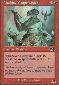Viashino Weaponsmith [Urza's Saga]