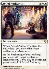 Act of Authority [Commander 2013]