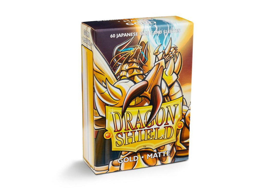 Dragon Shield Matte Sleeve - Gold ‘Pontifex’ 60ct